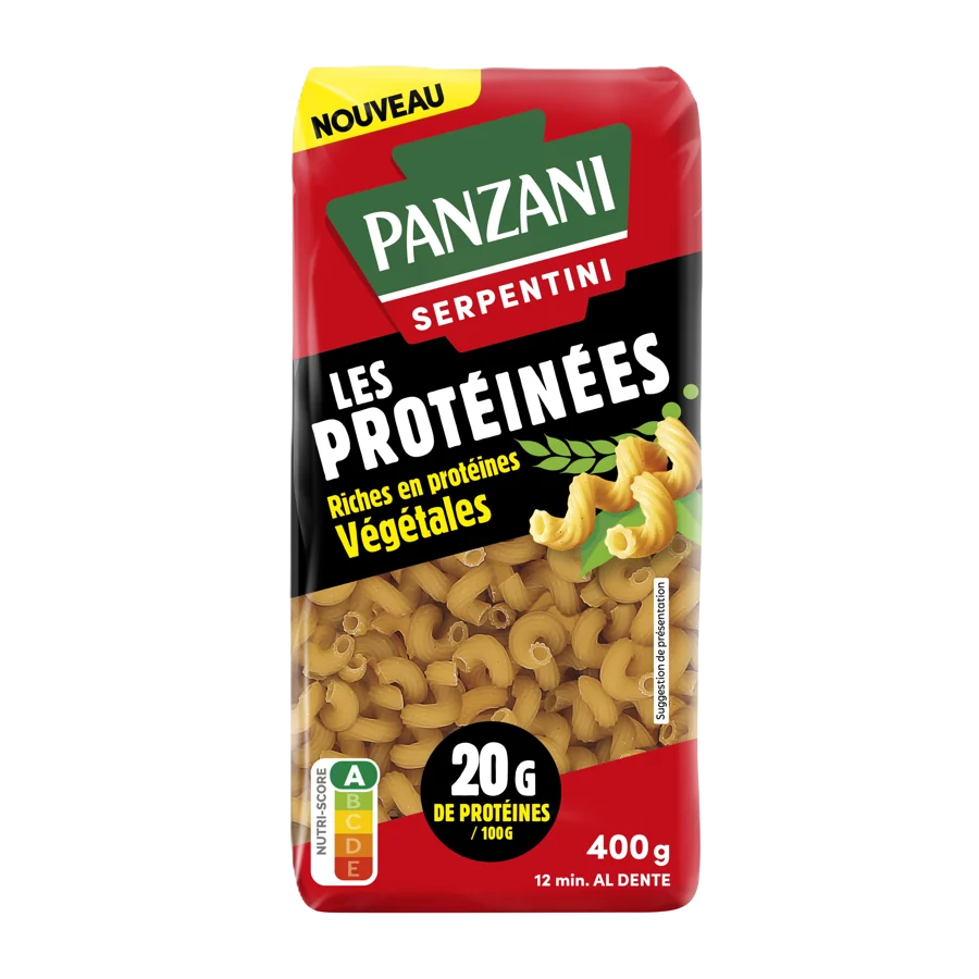 Panzani Les Protéinées Serpentini 400 g