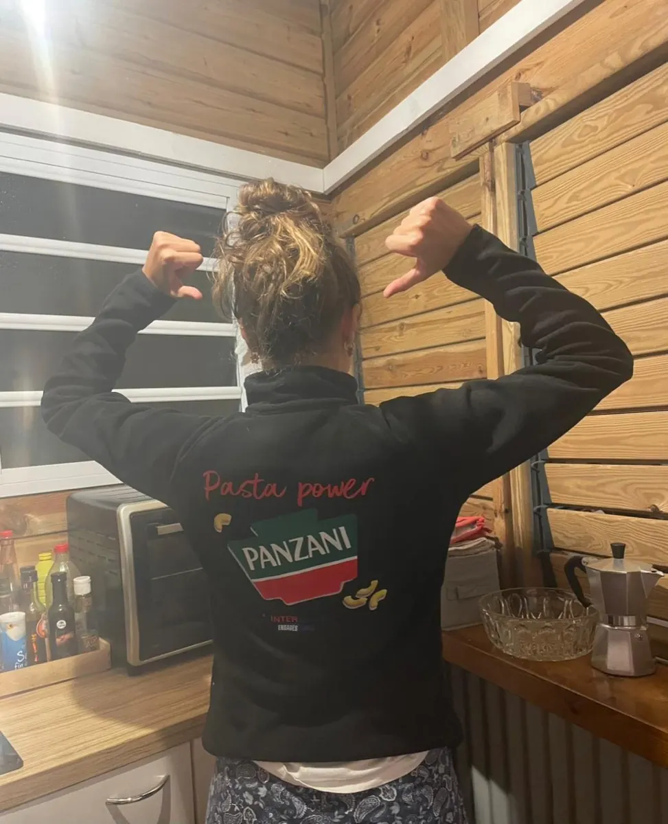 La veste Pasta Power des accompagnants
